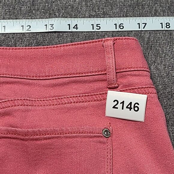 J Jill Jeans Womens 12 Pink Slim Boyfriend Straight Leg Denim Pants - Picture 10 of 10
